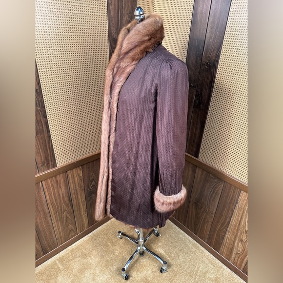 Vintage Russian Sable Fur Coat Jacket Stroller Size Small - Picture 9 of 10